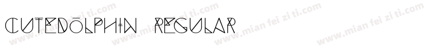 cutedolphin regular字体转换